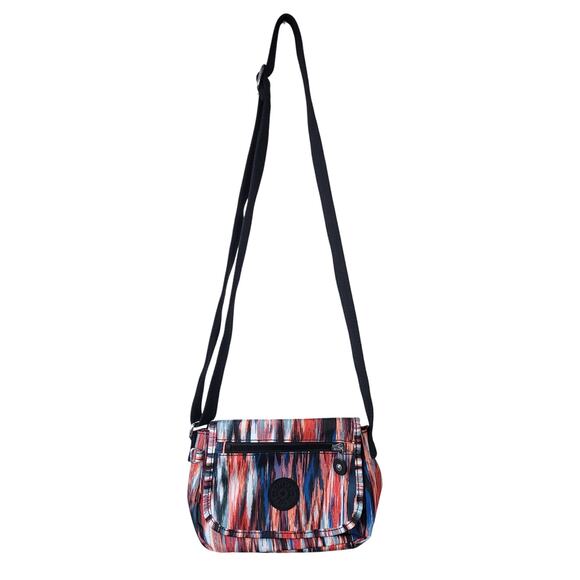 Kipling Sabian Crossbody Mini Bag Purse Lightweight Polyester Colorful AOP - Picture 1 of 10